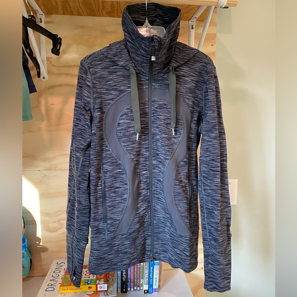 lululemon athletica Gray Zip-Up Hoodie